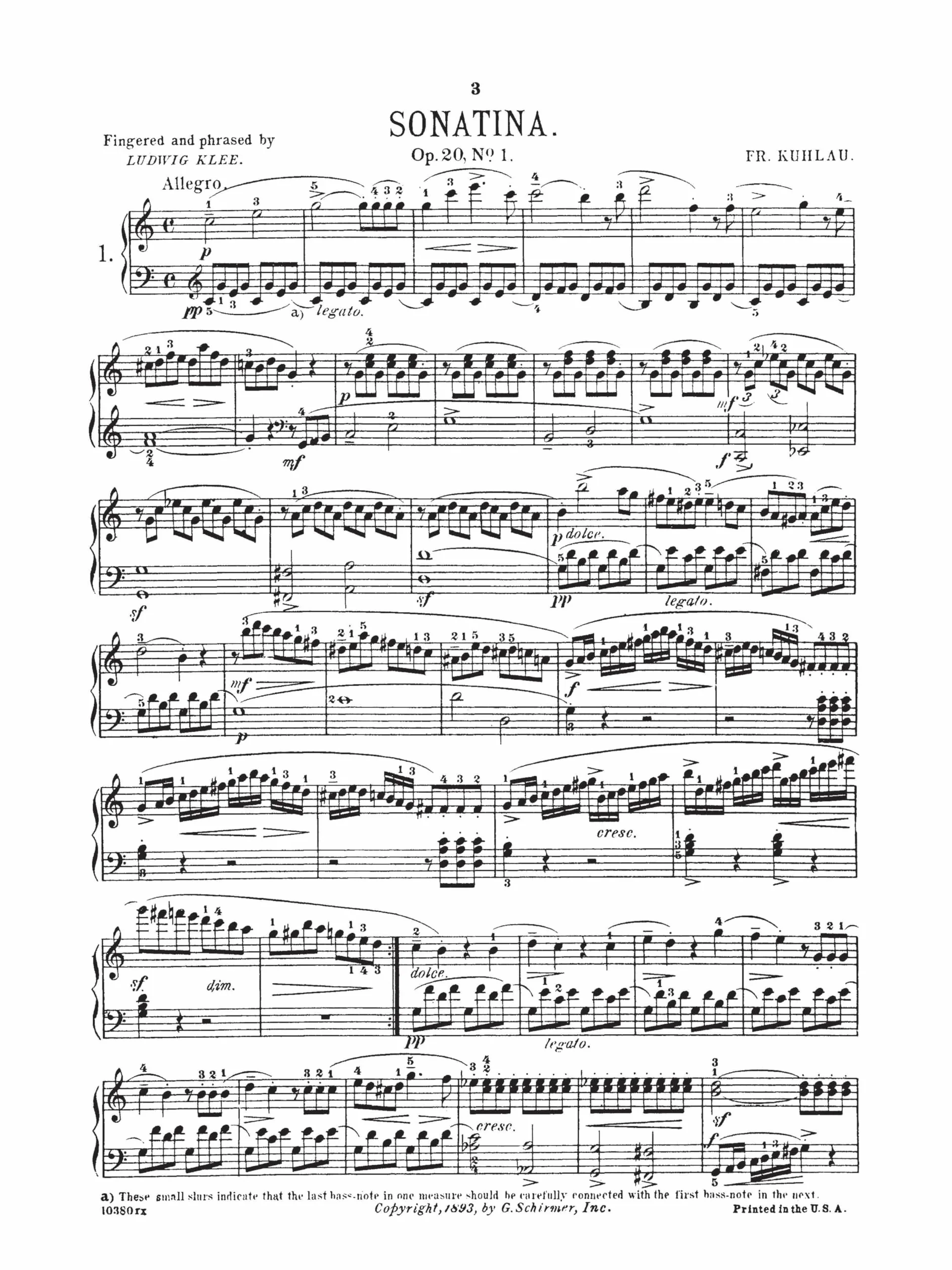 Sonatina album for the piano piano: Schirmer Library of Classics Volume 51 Piano Solo: 0051