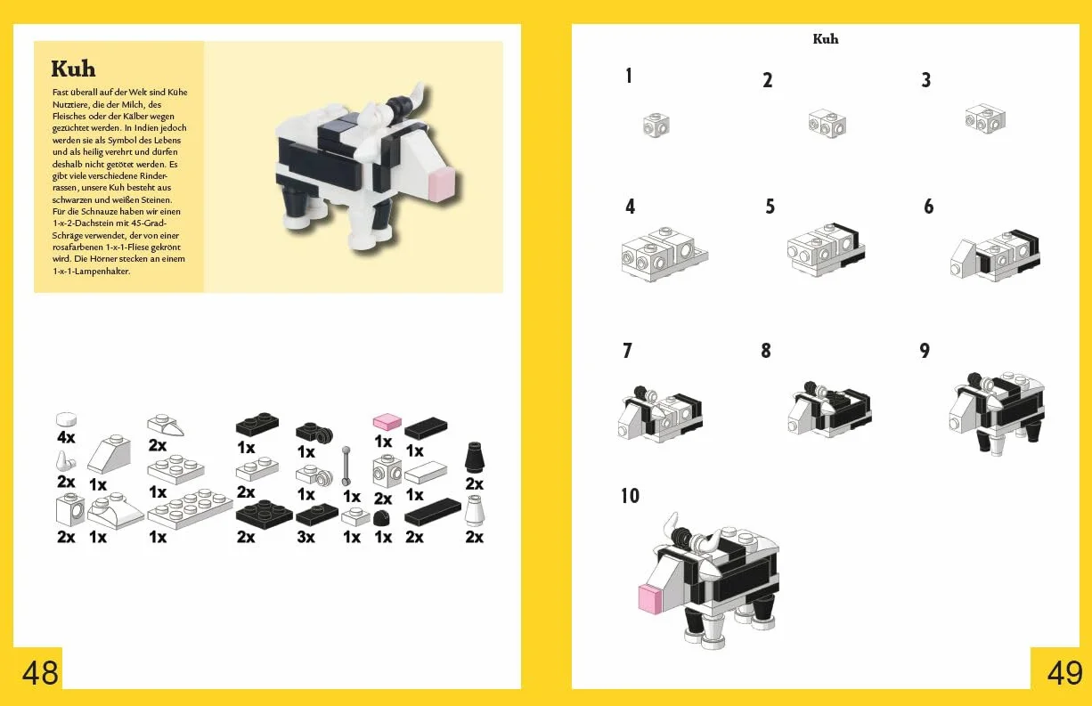 Tiere: 40 Ideen mit LEGO®-Steinen
