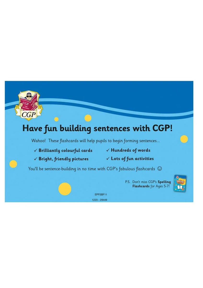 Sentence Building Flashcards for Ages 5-7