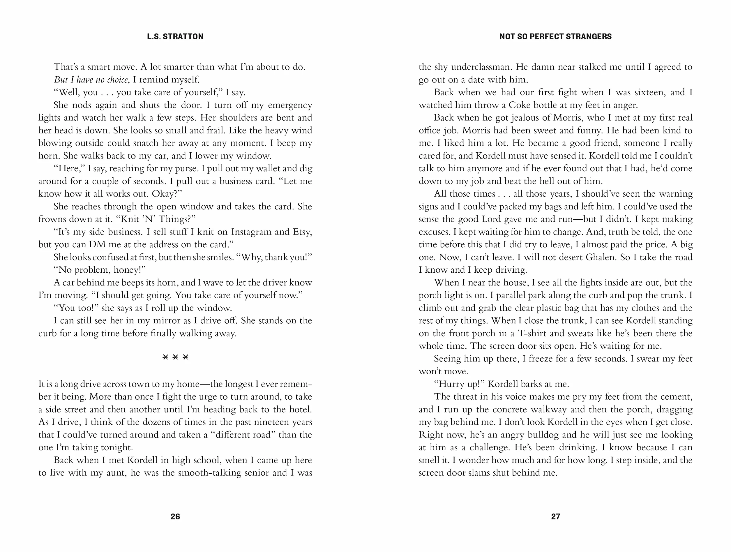 Not So Perfect Strangers: A Thriller