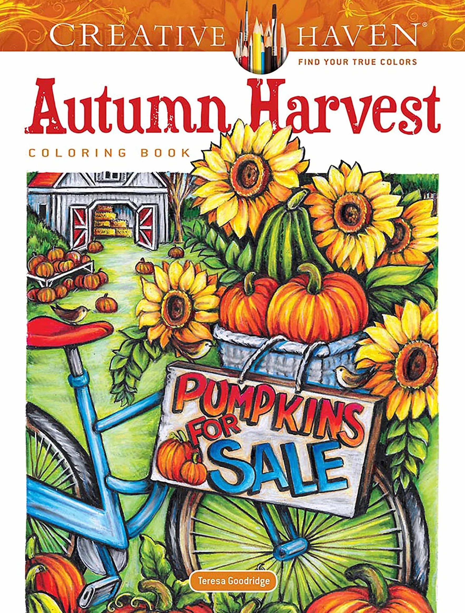Creative Haven Autumn Harvest Coloring Book