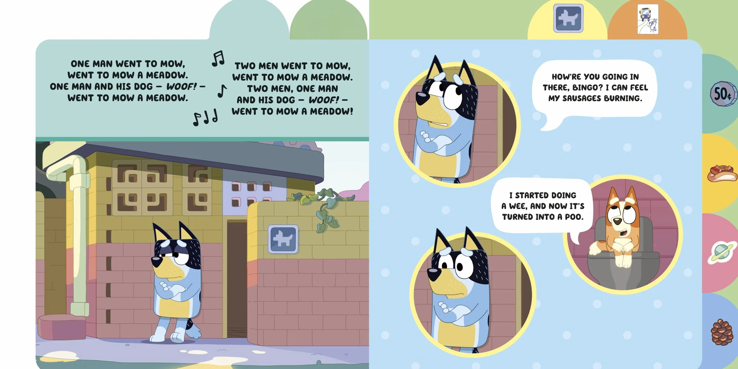 Bluey: Bluey and Bingo’s Book of Singy Things: Tabbed Board Book