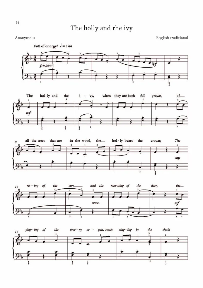 Christmas Carols for Easy Piano -20 favourite carols and Christmas songs-: Sammelband für Klavier
