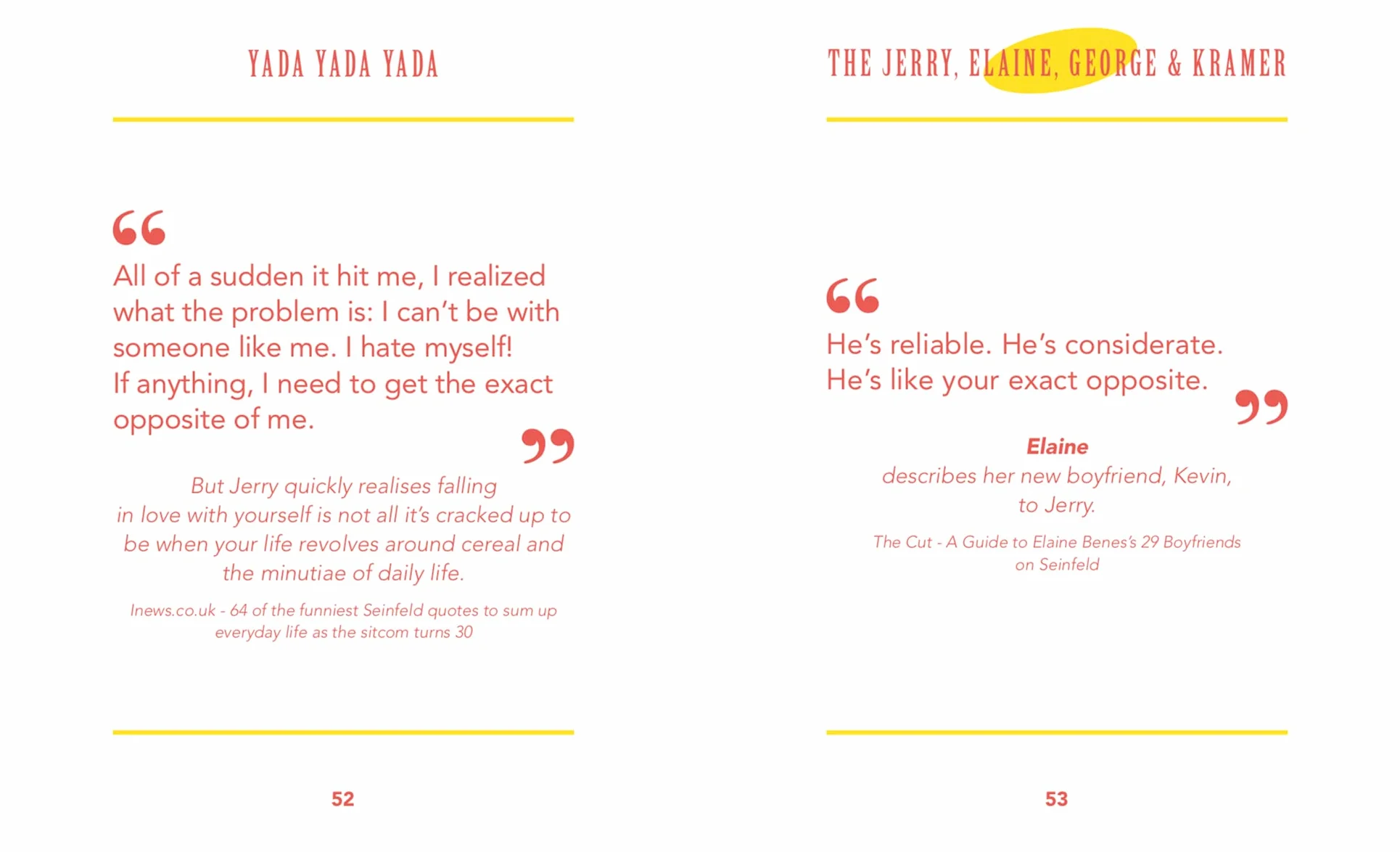Yada Yada Yada: The Little Guide to Seinfeld: 3