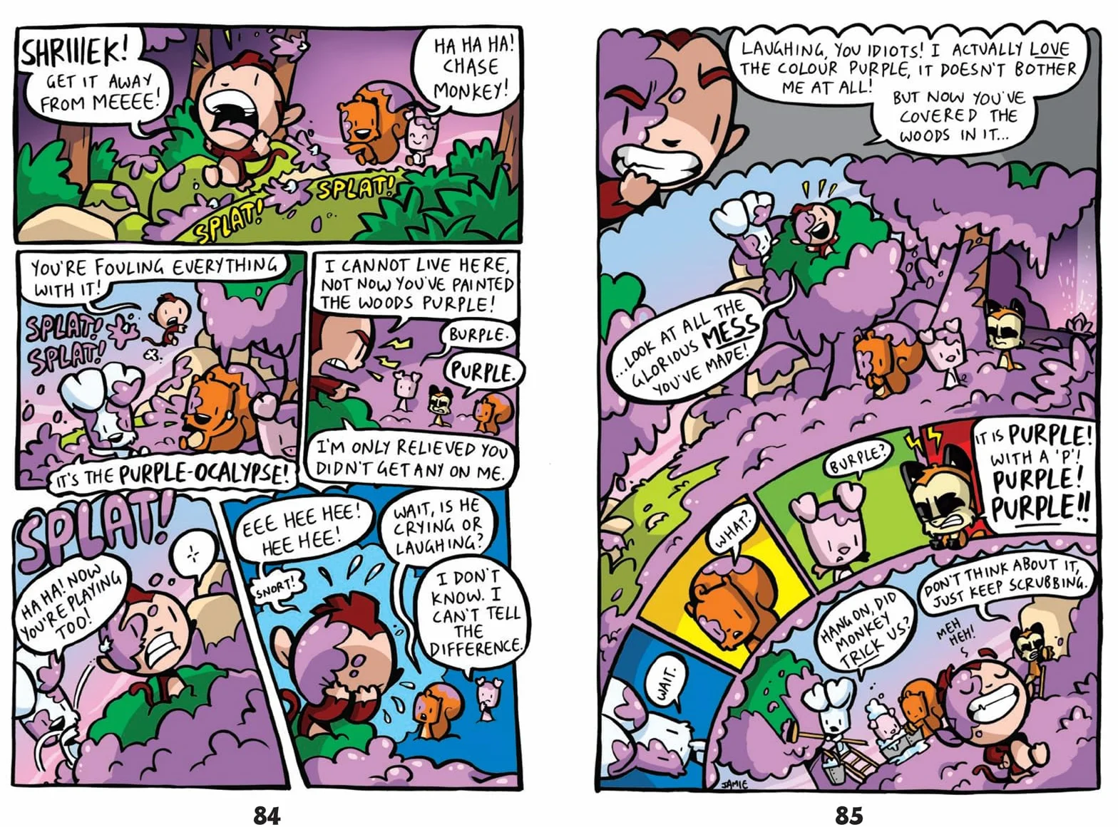 Bunny vs Monkey and the Human Invasion: Bunny vs Monkey - 3 and 4