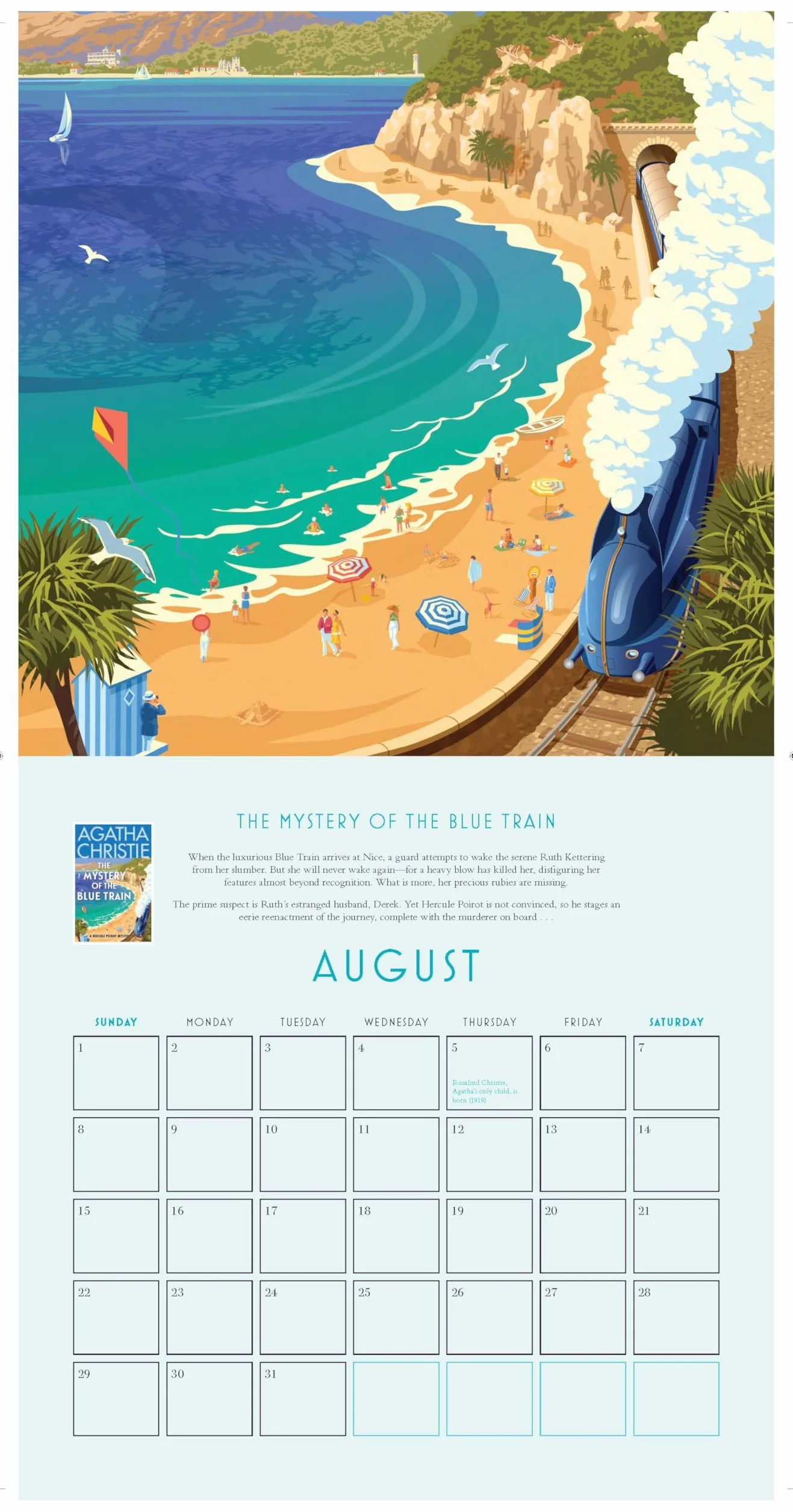 Agatha Christie's Hercule Poirot Calendar 2027