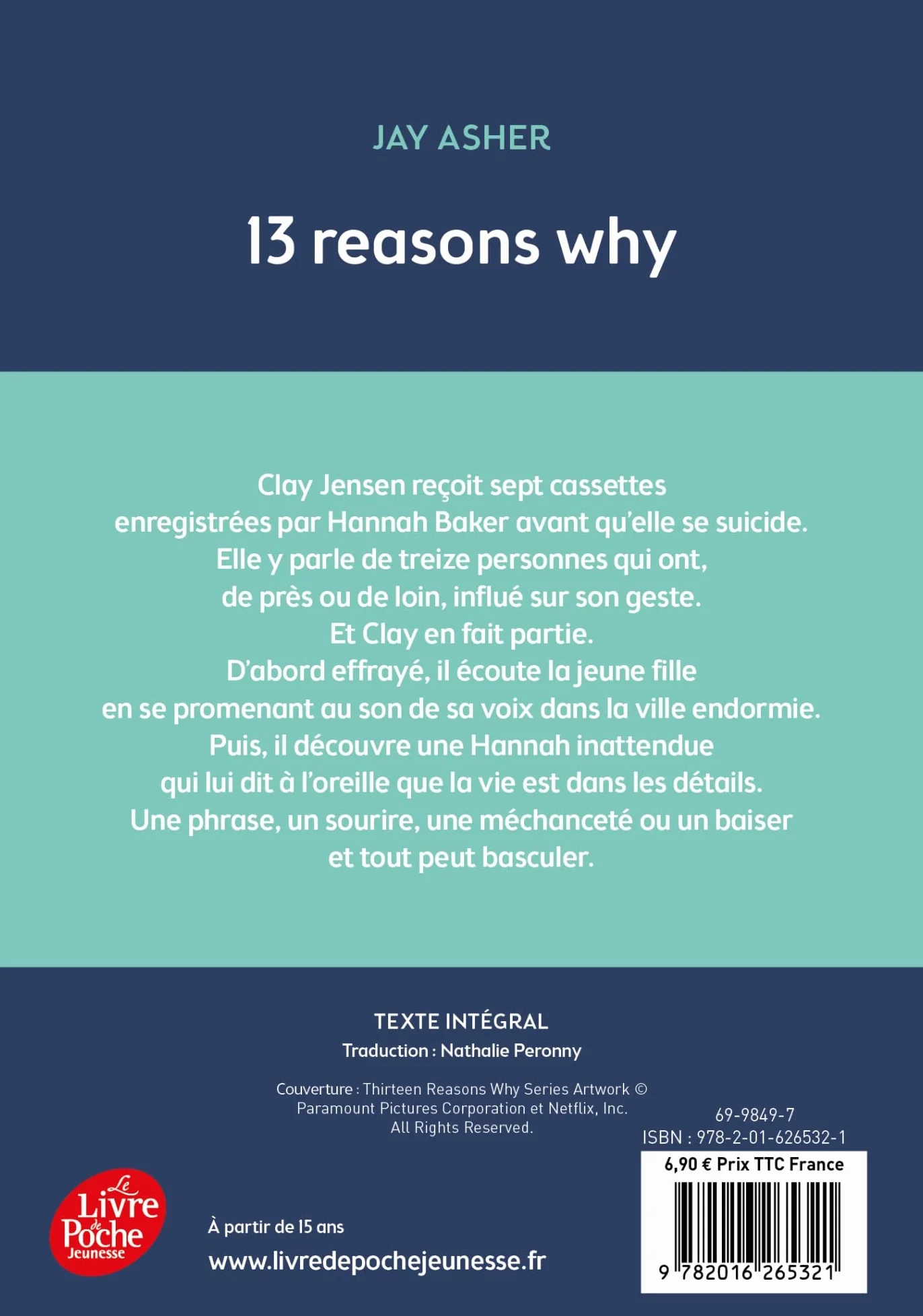 Treize raisons: Roman