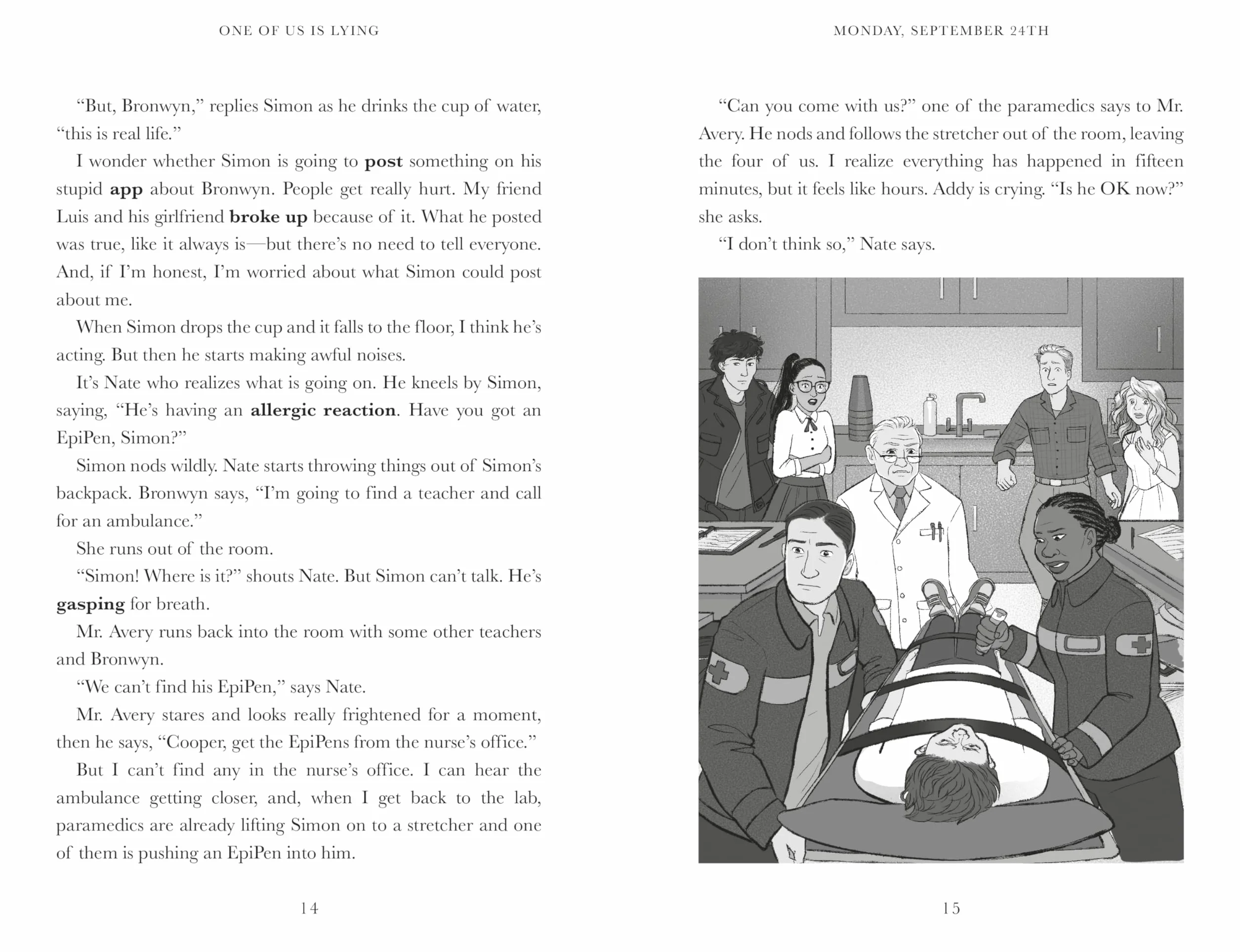 Penguin Readers Level 6: One Of Us Is Lying (ELT Graded Reader): Abridged Edition