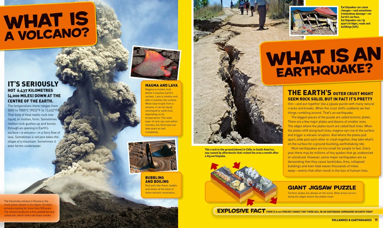 Everything: Volcanoes and Earthquakes