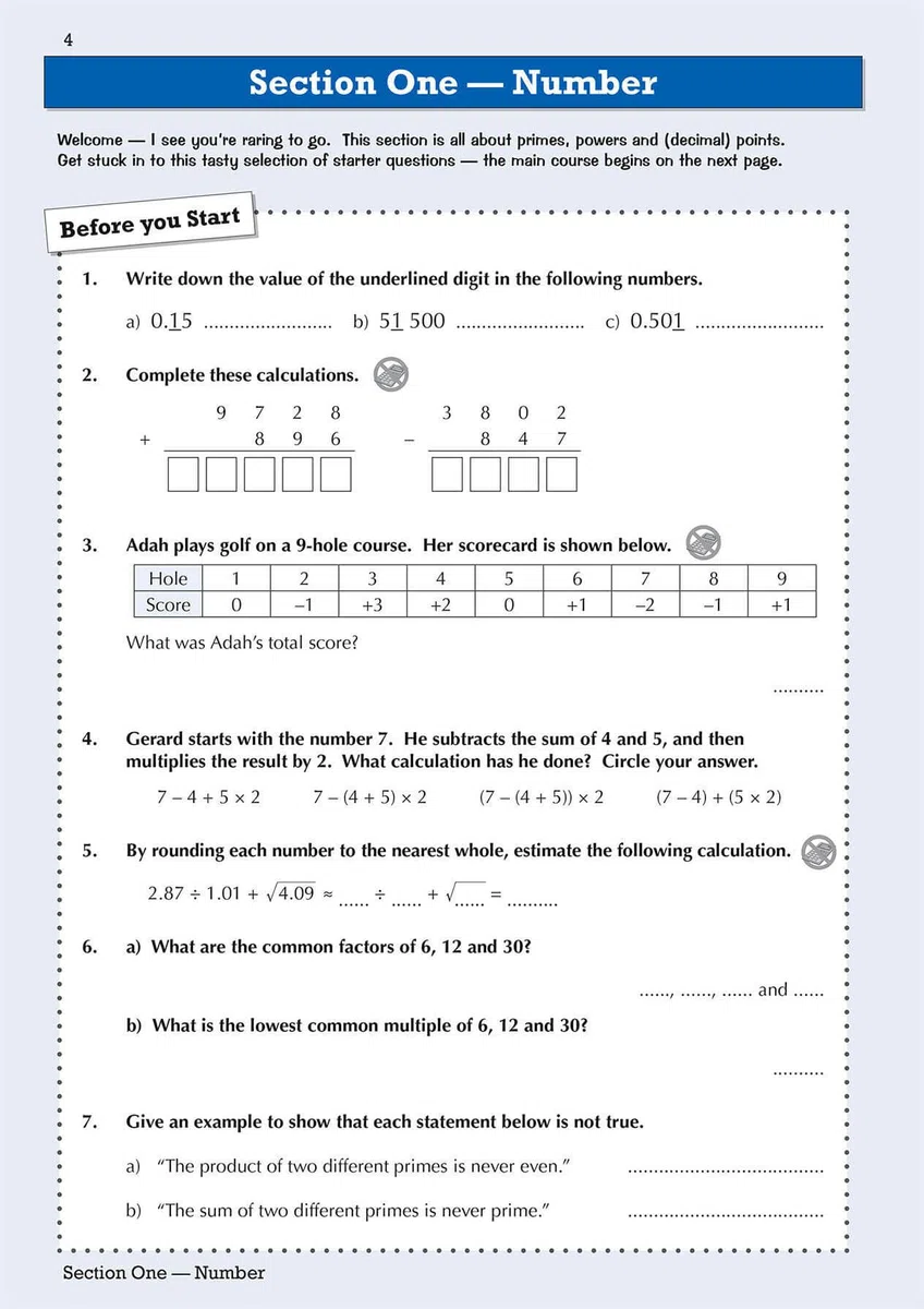 KS3 Year 8 Maths Targeted Workbook (with answers)