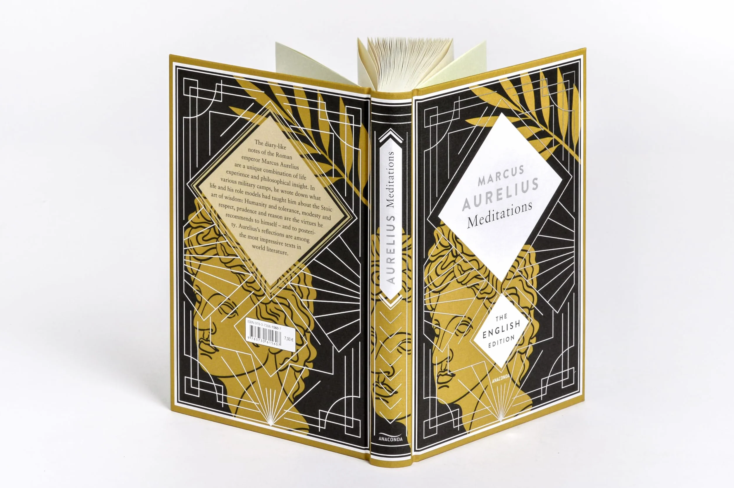 Aurelius - Meditations. A special edition hardcover embossed with silver foil: Find inspiration in a spiritual classic of stoic philosophy: 15