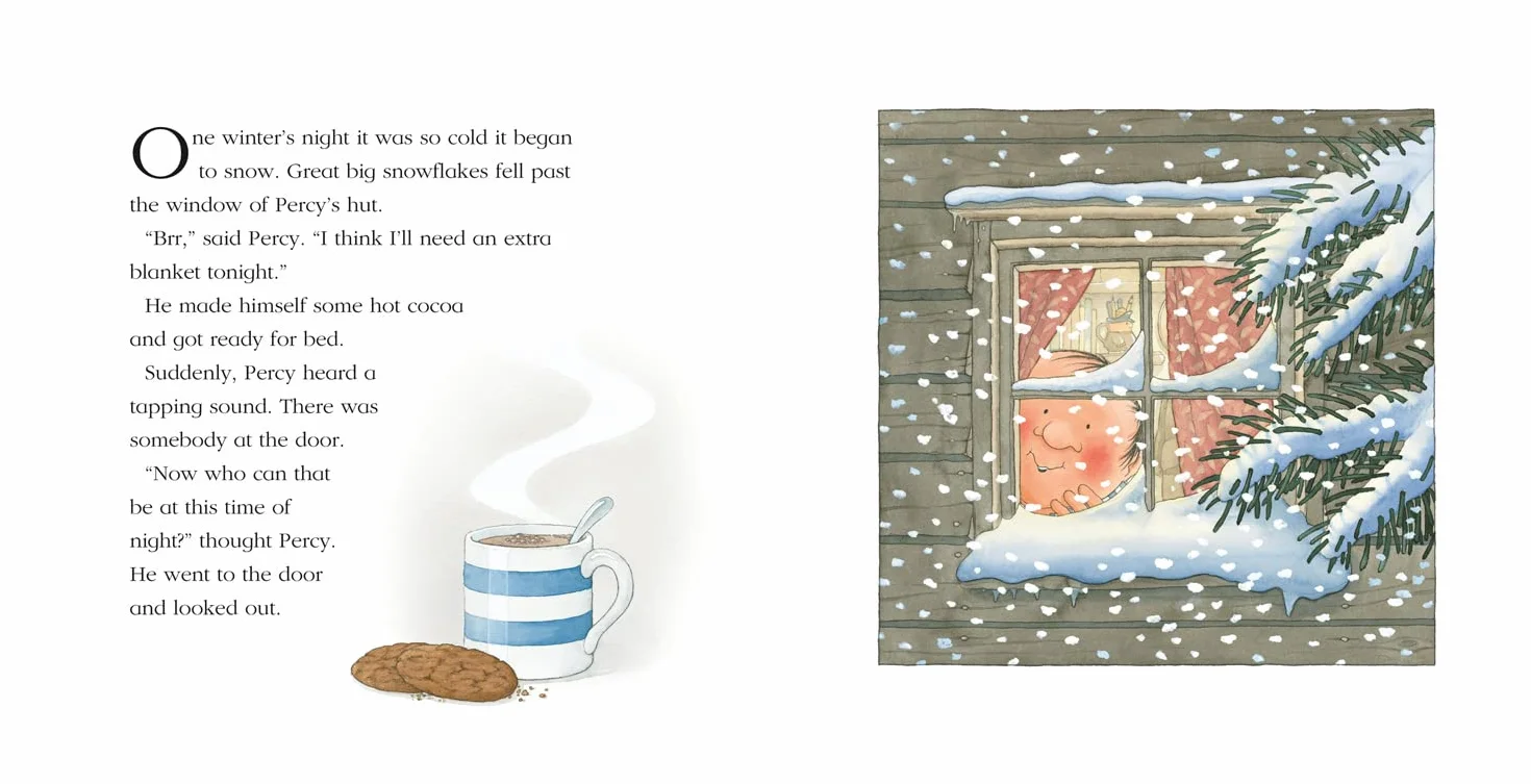 One Snowy Night: Board book edition of this much-loved, bestselling illustrated children’s picture book - perfect for the youngest fans of Percy the Park Keeper!