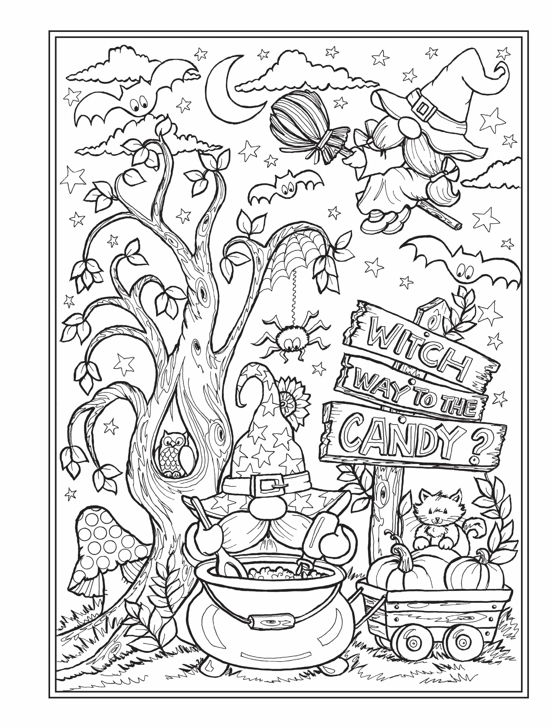 Creative Haven Autumn Harvest Coloring Book