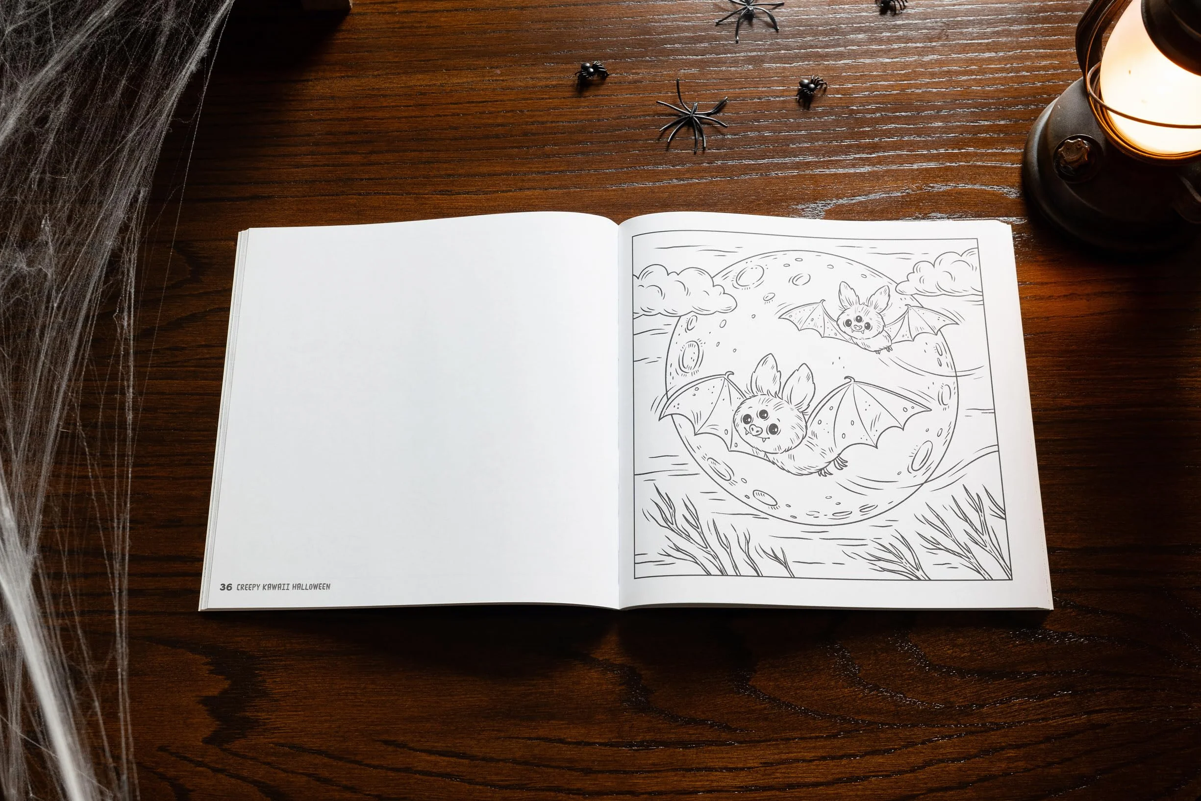 Creepy Kawaii Halloween: 50 Monstrously Cute Coloring Pages