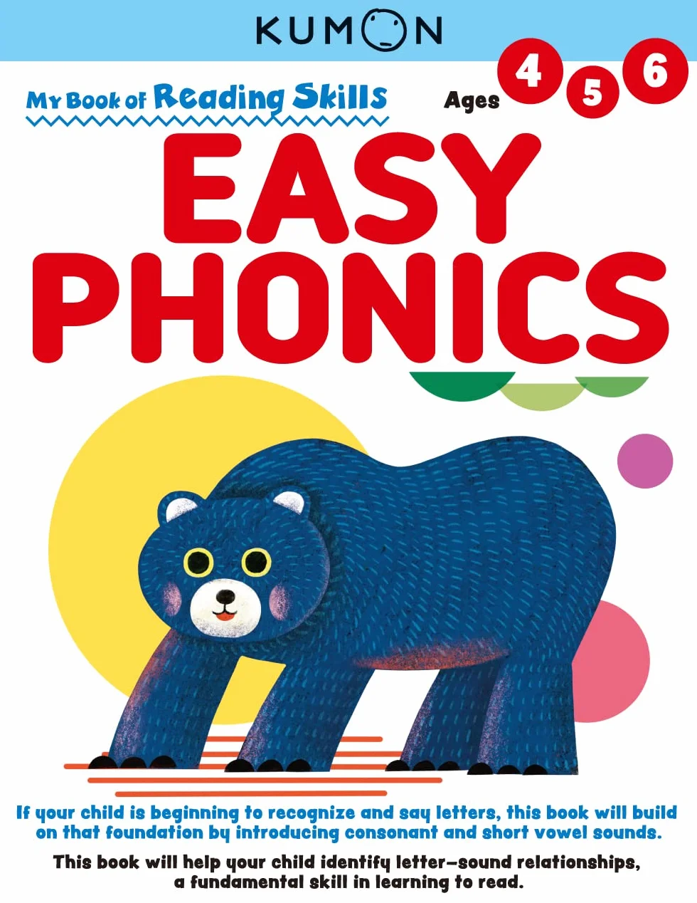 Kumon My Bk of Reading Skills: Easy Phonics