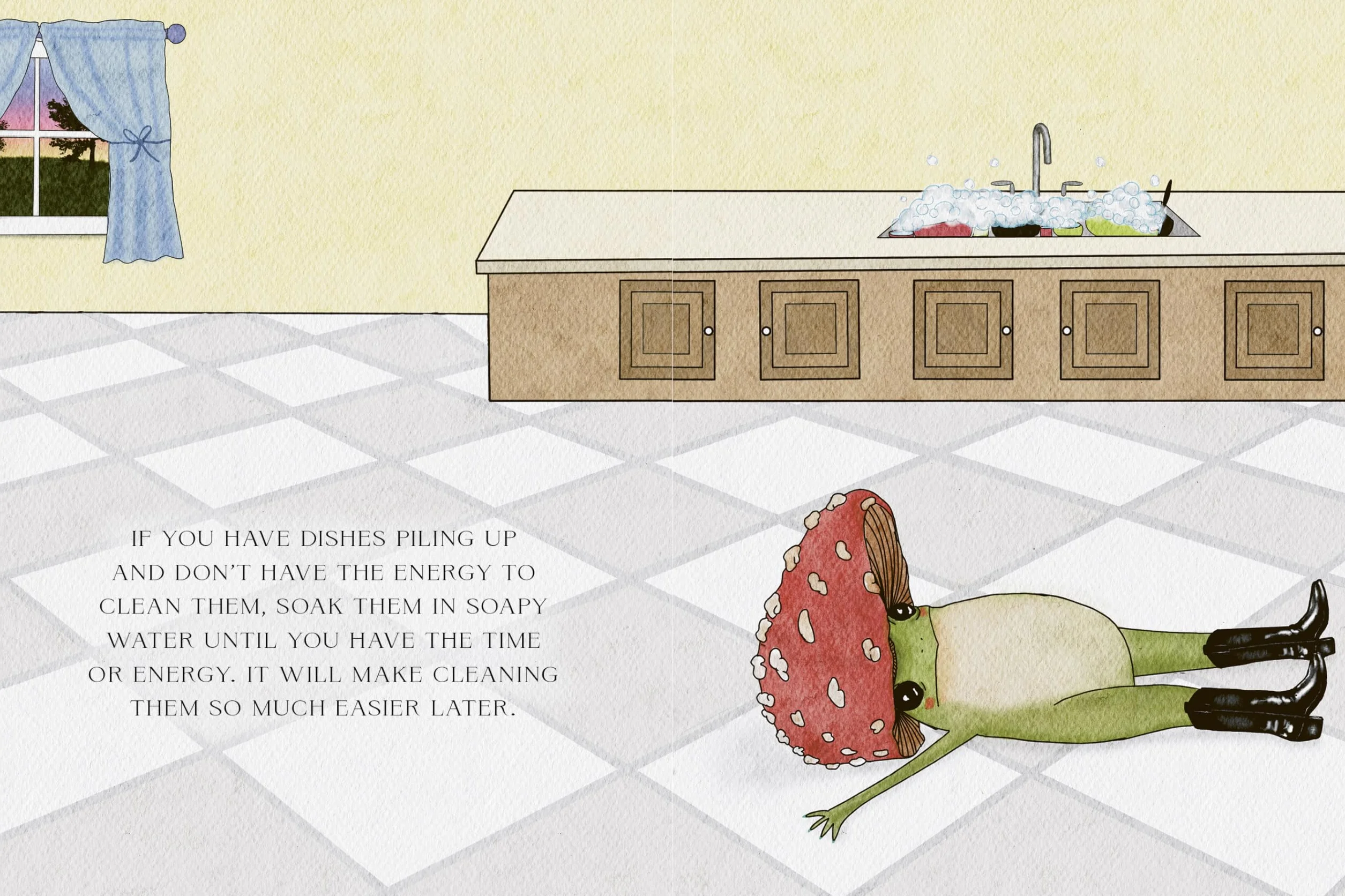 The Little Frog's Guide to Self-Care: Affirmations, Self-Love and Life Lessons According to the Internet's Beloved Mushroom Frog