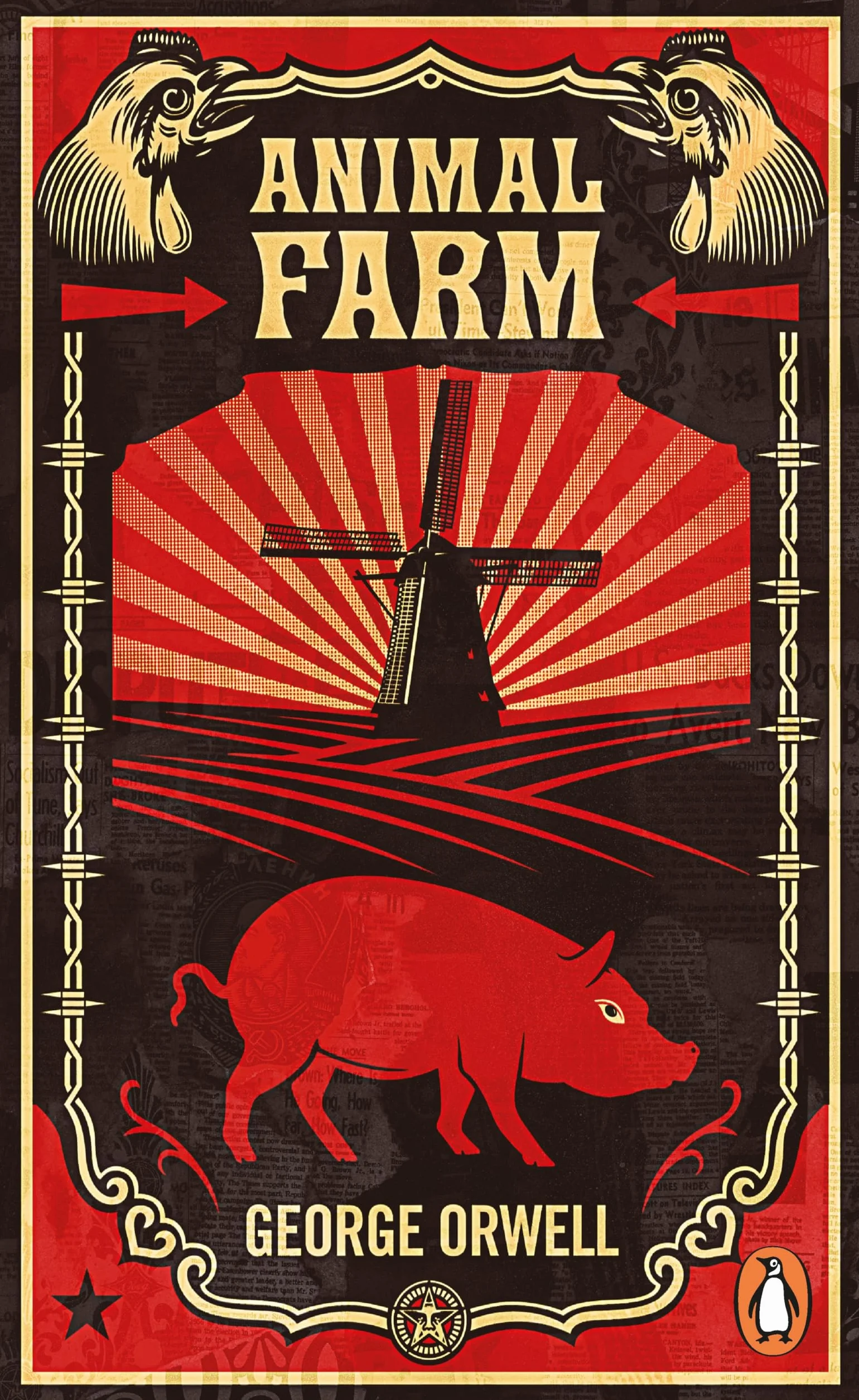 Animal Farm: The dystopian classic reimagined with cover art by Shepard Fairey
