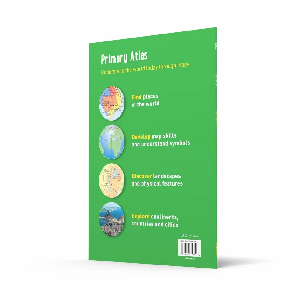 Collins Primary Atlas: Ideal for learning at school and at home
