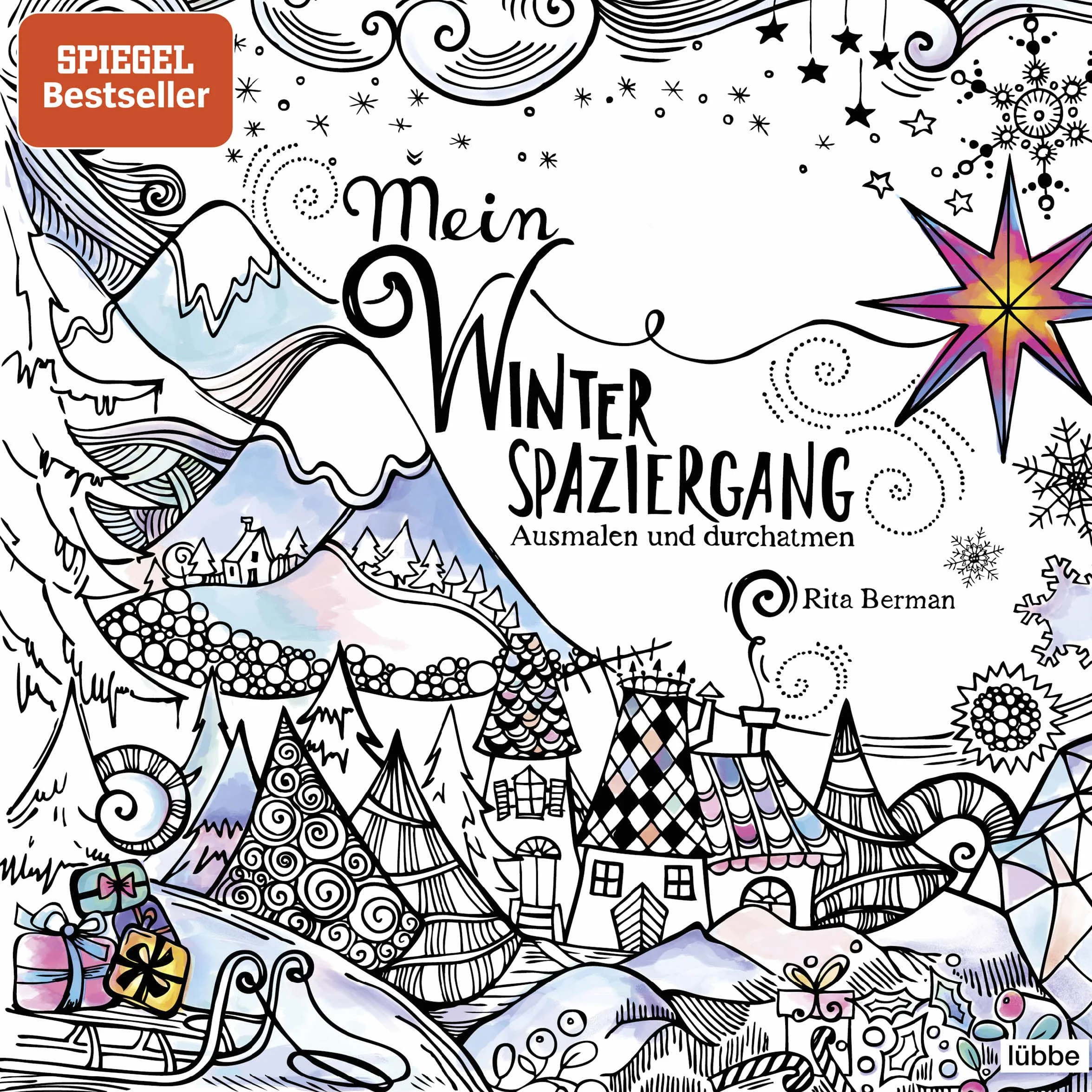 Mein Winterspaziergang: Ausmalen und durchatmen: 4