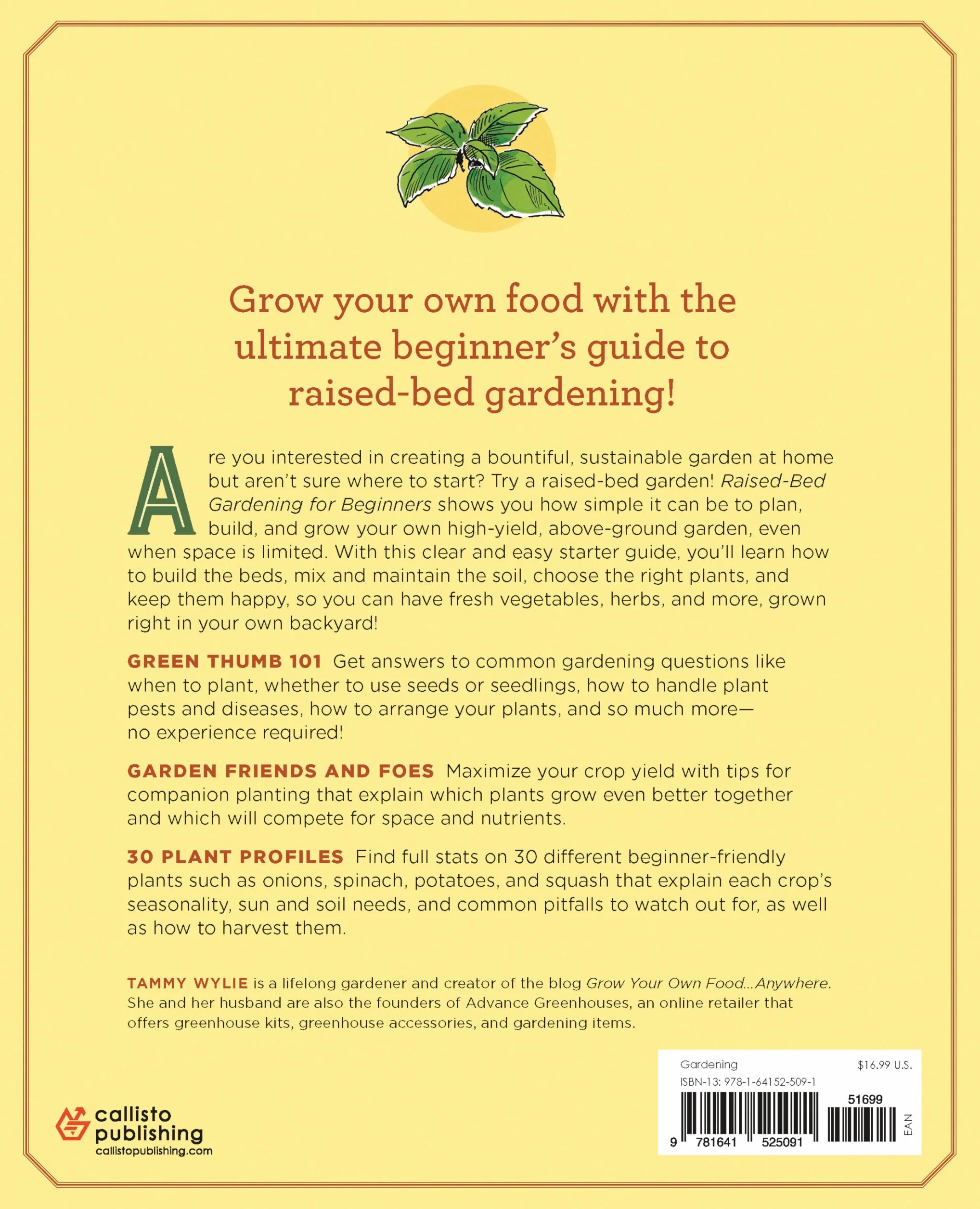Raised-Bed Gardening for Beginners: Everything You Need to Know to Start and Sustain a Thriving Garden