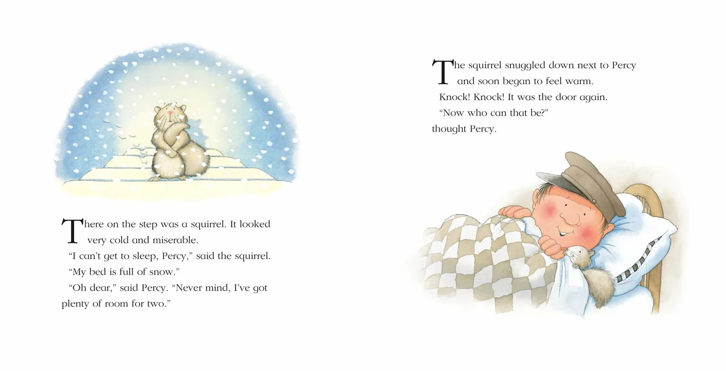 One Snowy Night: Board book edition of this much-loved, bestselling illustrated children’s picture book - perfect for the youngest fans of Percy the Park Keeper!