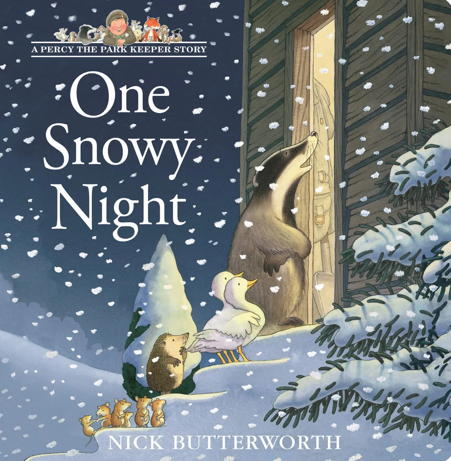 One Snowy Night: Board book edition of this much-loved, bestselling illustrated children’s picture book - perfect for the youngest fans of Percy the Park Keeper!