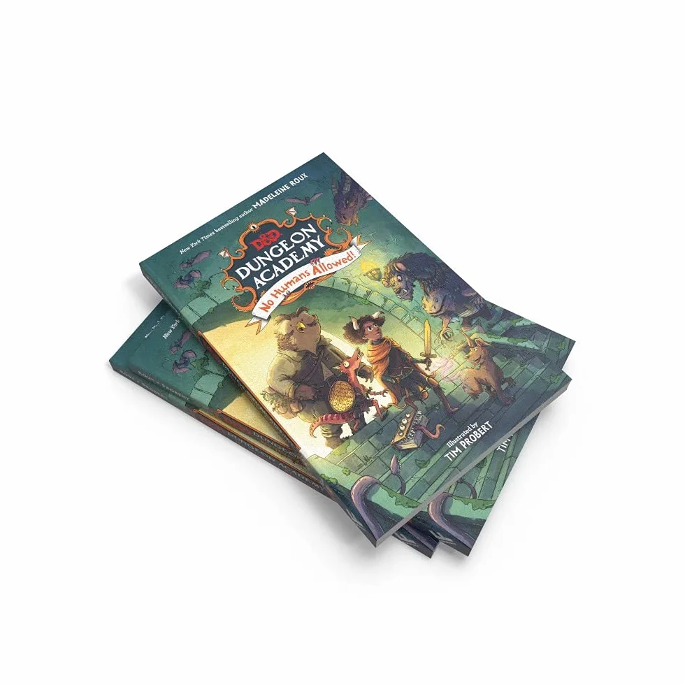 Dungeons & Dragons: Dungeon Academy: No Humans Allowed!: A funny, illustrated D&D novel for younger readers and fans of role play and fantasy by New York Times bestselling author Madeleine Roux