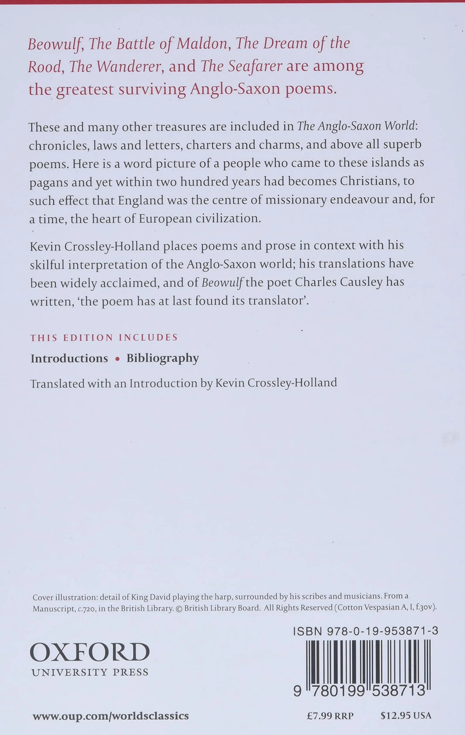 The Anglo-Saxon World: An Anthology
