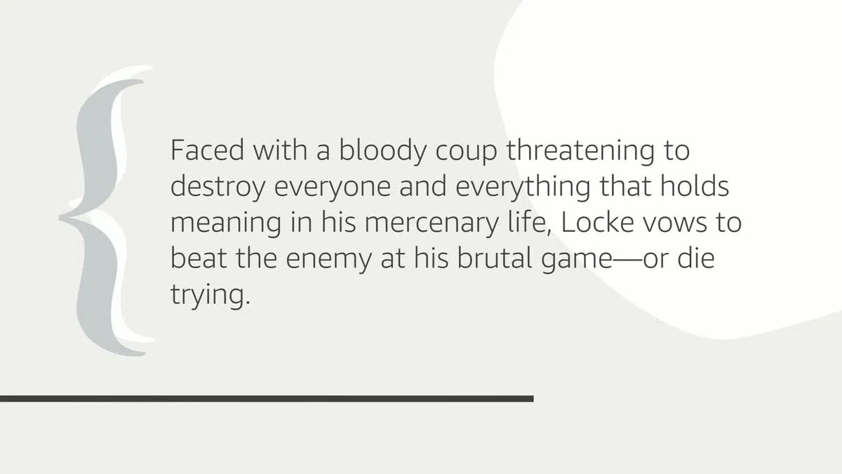 Lies of Locke Lamora: The deviously twisty fantasy adventure you will not want to put down