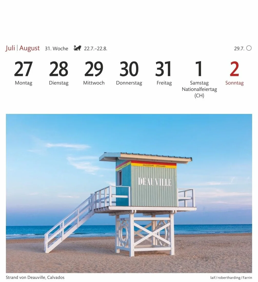 Bretagne & Normandie Sehnsuchtskalender 2026 - Wochenkalender mit 53 Postkarten: 53 Postkarten in einem Wochenkalender mit Urlaubsflair. ... Frankreich im Alltag. Auch zum Aufhängen