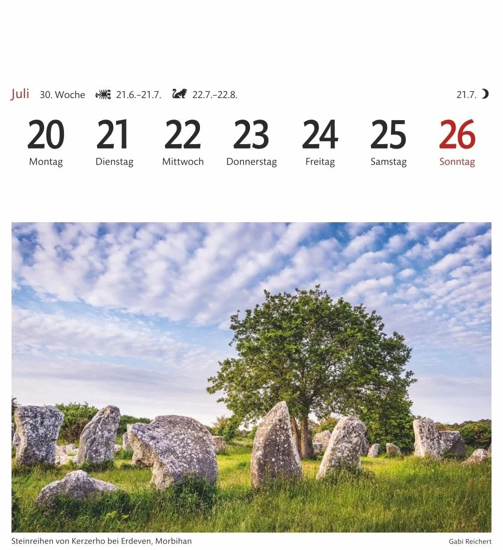 Bretagne & Normandie Sehnsuchtskalender 2026 - Wochenkalender mit 53 Postkarten: 53 Postkarten in einem Wochenkalender mit Urlaubsflair. ... Frankreich im Alltag. Auch zum Aufhängen