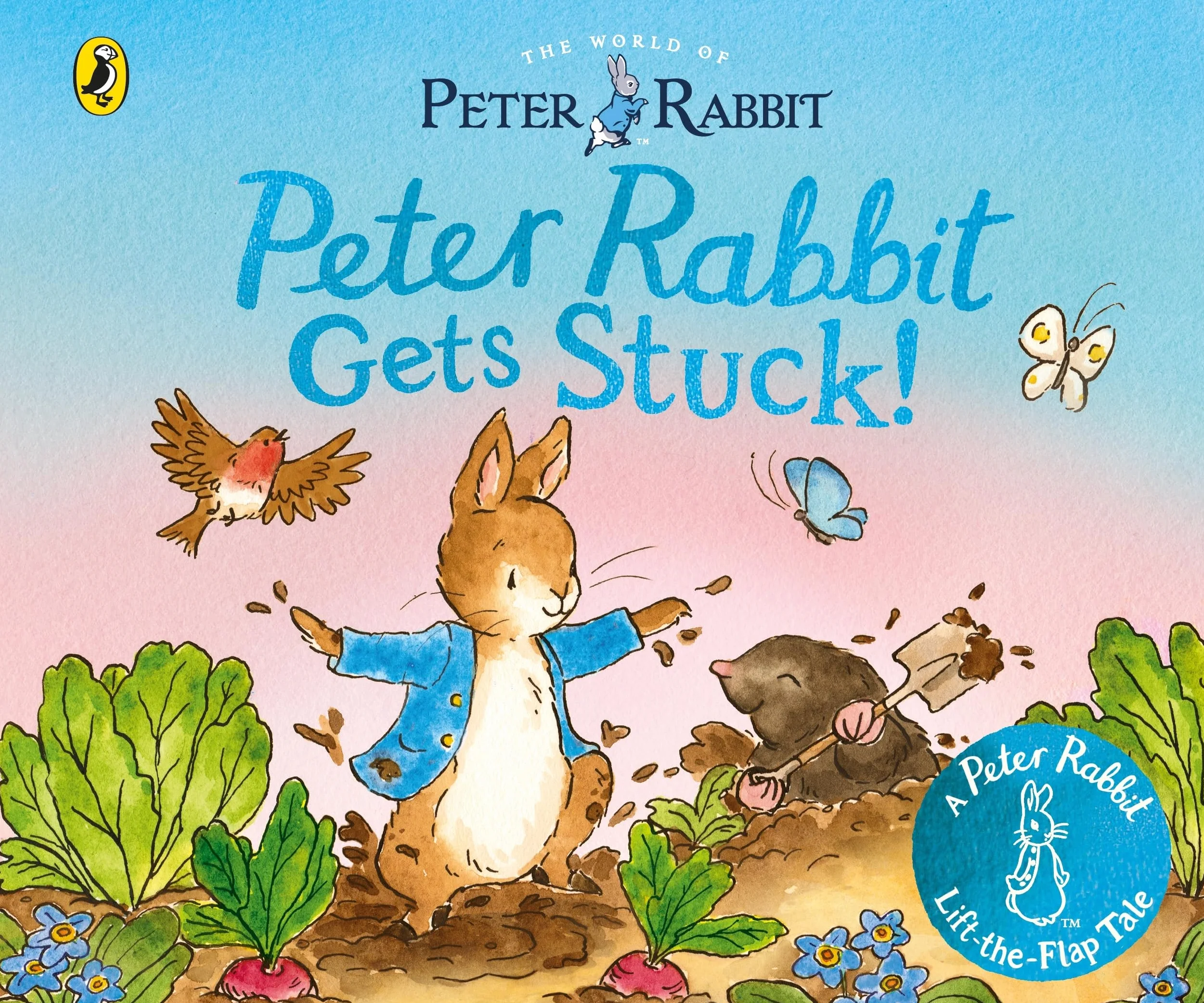 The World of Peter Rabbit: Peter Rabbit Gets Stuck!: A lift-the-flap board book