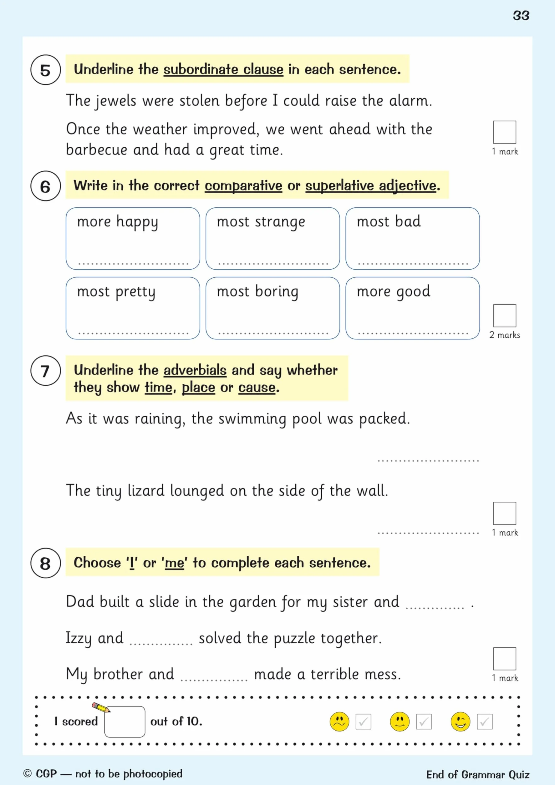 KS2 English Year 4 Stretch Grammar, Punctuation & Spelling Targeted Question Book (with Answers)