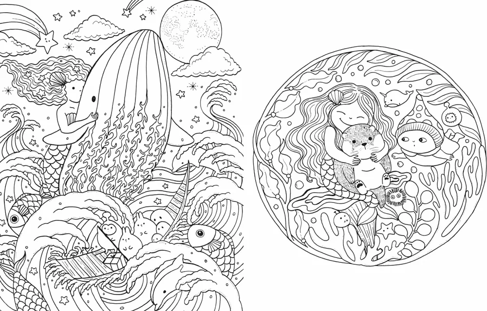 A Million Sea Creatures: Marine Cuties to Colour