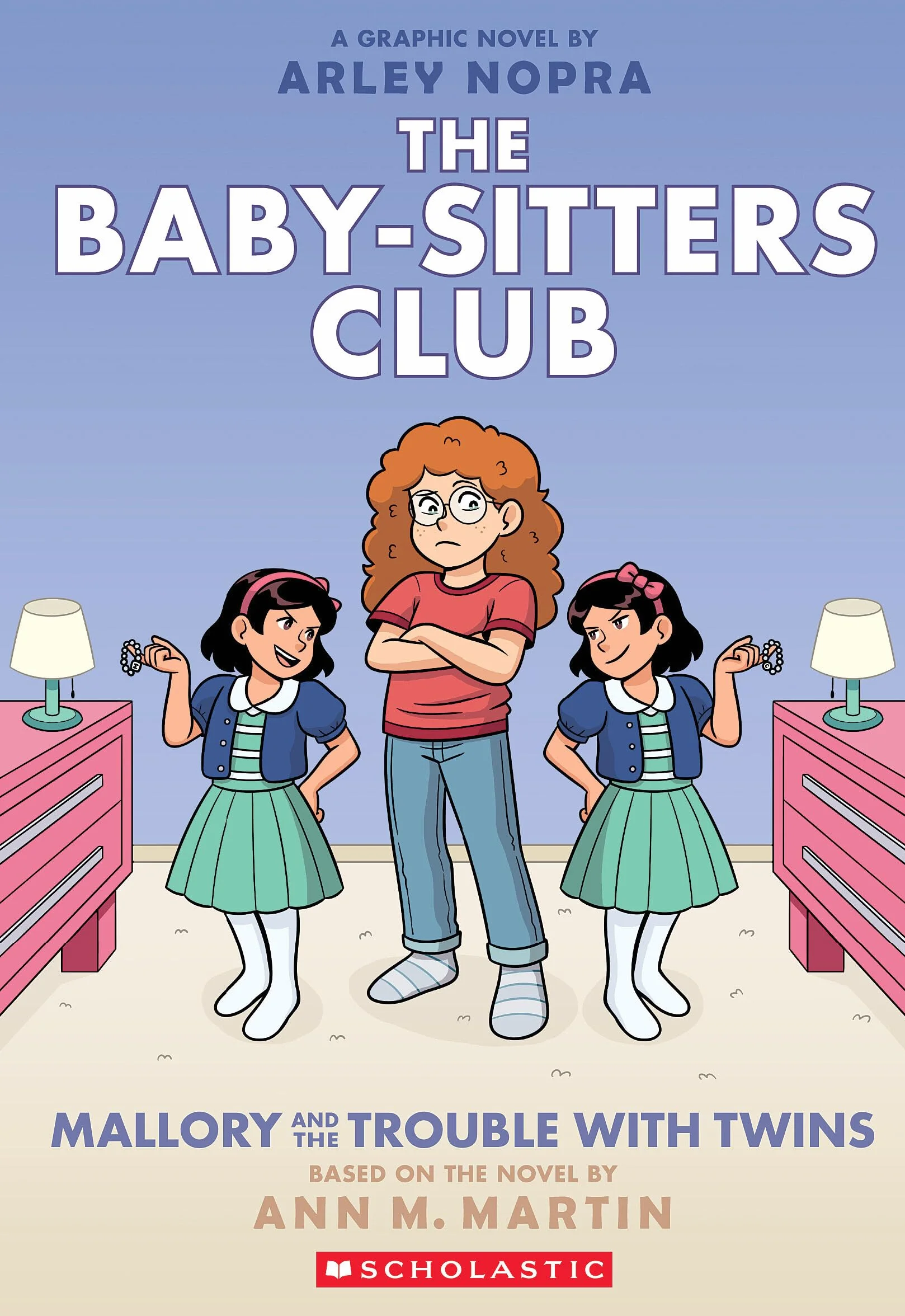 Mallory and the Trouble with Twins: A Graphic Novel (the Baby-Sitters Club #17): Volume 17