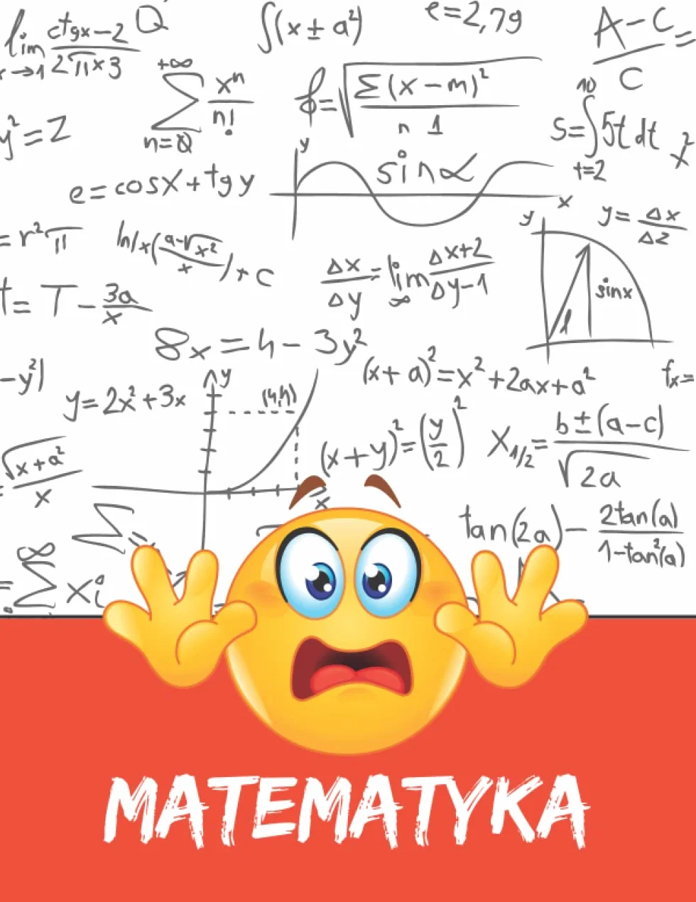 Matematyka: Zeszyt do matematyki - 96 stron w kratkę w dużym formacie