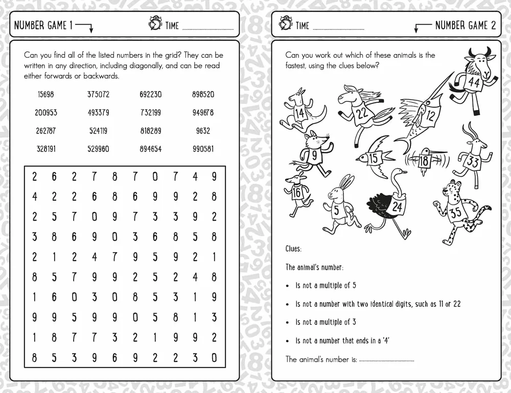 10-Minute Number Games for Clever Kids®: More than 100 puzzles to boost your brainpower