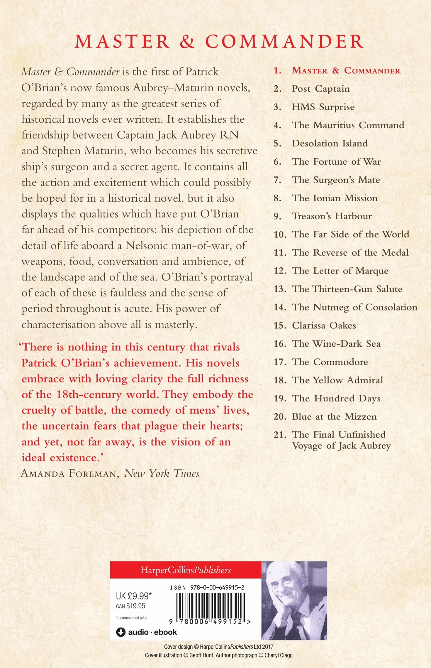 Master and Commander: A new edition of the first book in the series
