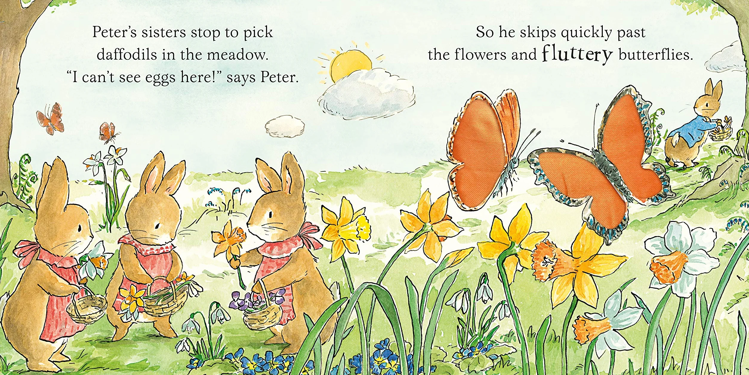 Peter Rabbit A Fluffy Easter Tale: A touch-and-feel book