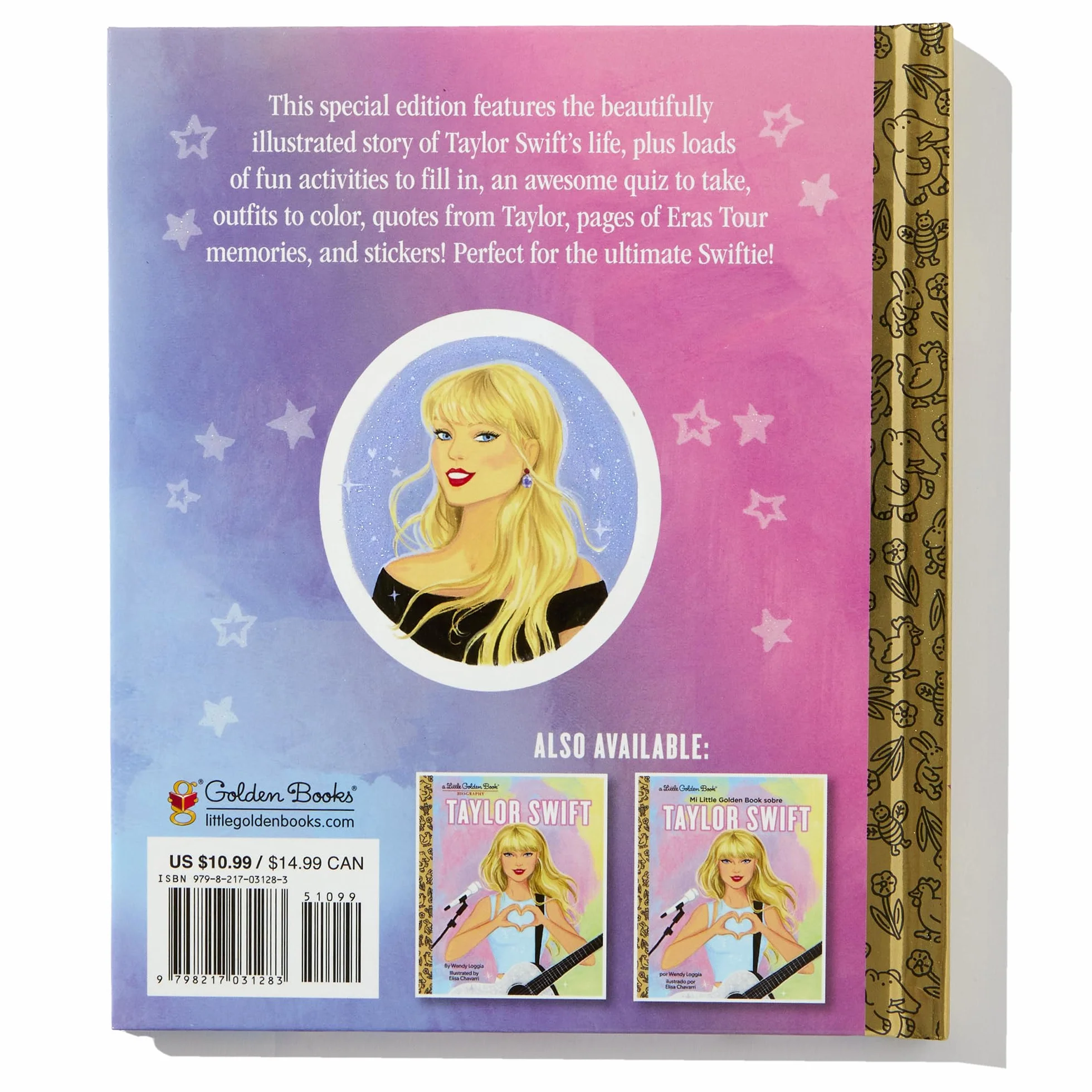 Taylor Swift Ultimate Fan Edition Little Golden Book Biography: 22 Bonus Pages! Stickers!