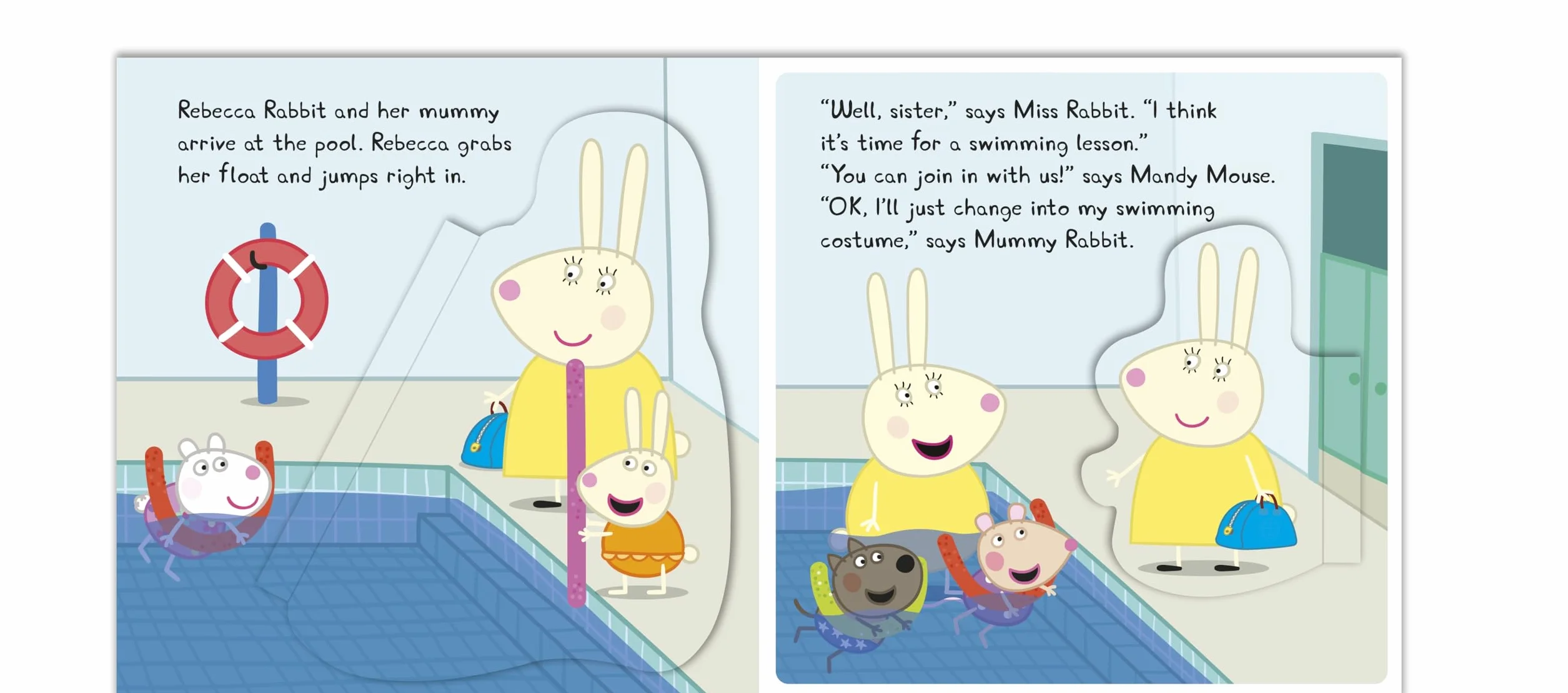 Peppa Pig: Peppa’s Swimming Lesson: A lift-the-flap book