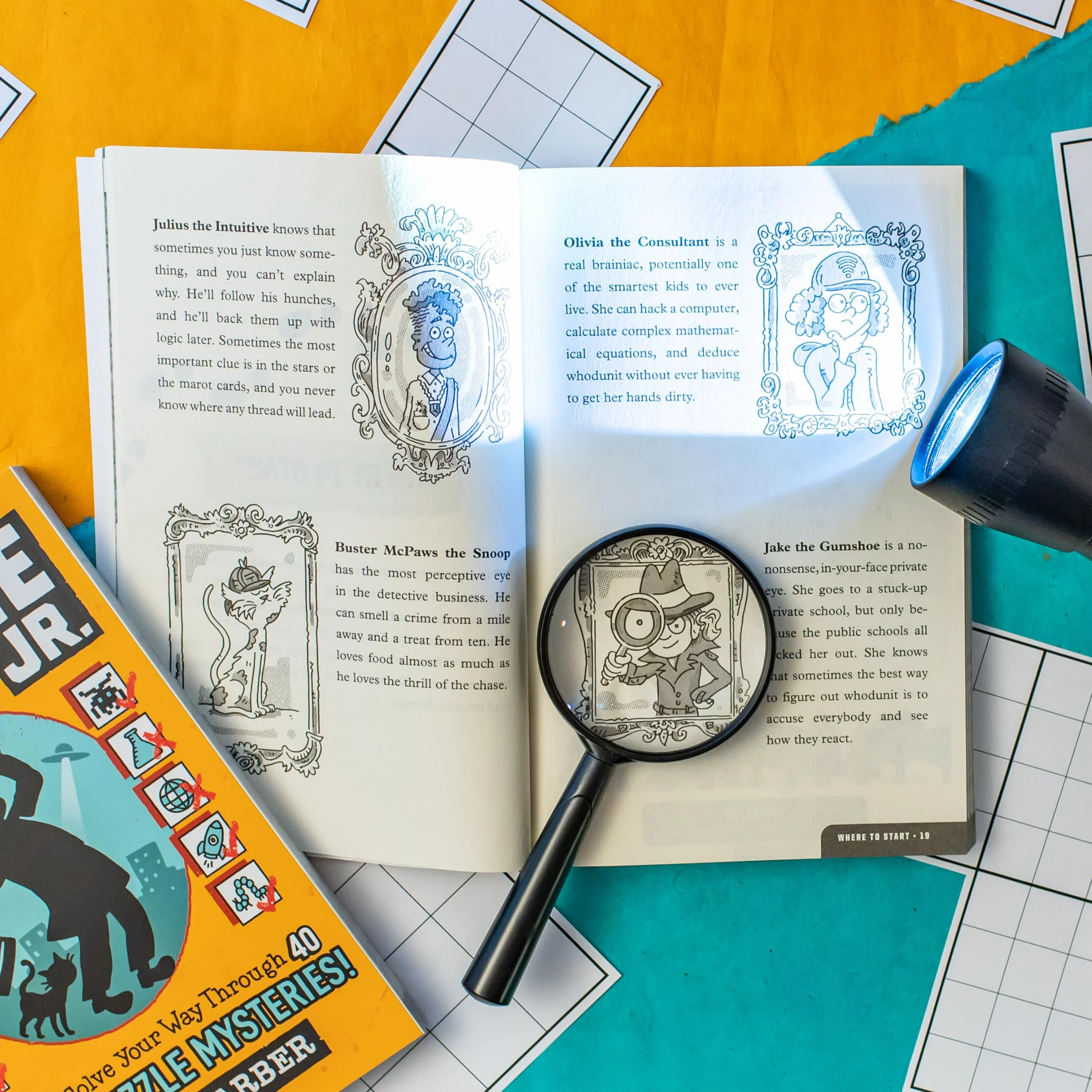 Murdle Jr.: Ready, Set, Solve!: Solve Your Way Through 40 Puzzle Mysteries!: 2