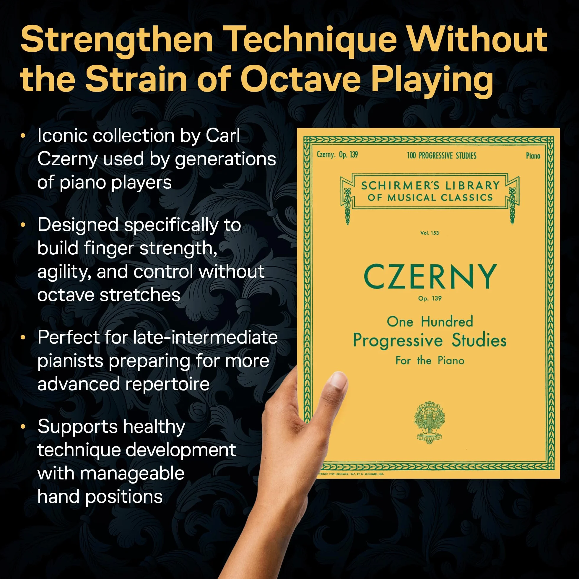 Carl czerny : practical method for beginners, op. 599 - op. 599 (buonamici) - piano - recueil: Schirmer Library of Classics Volume 146 Piano Technique