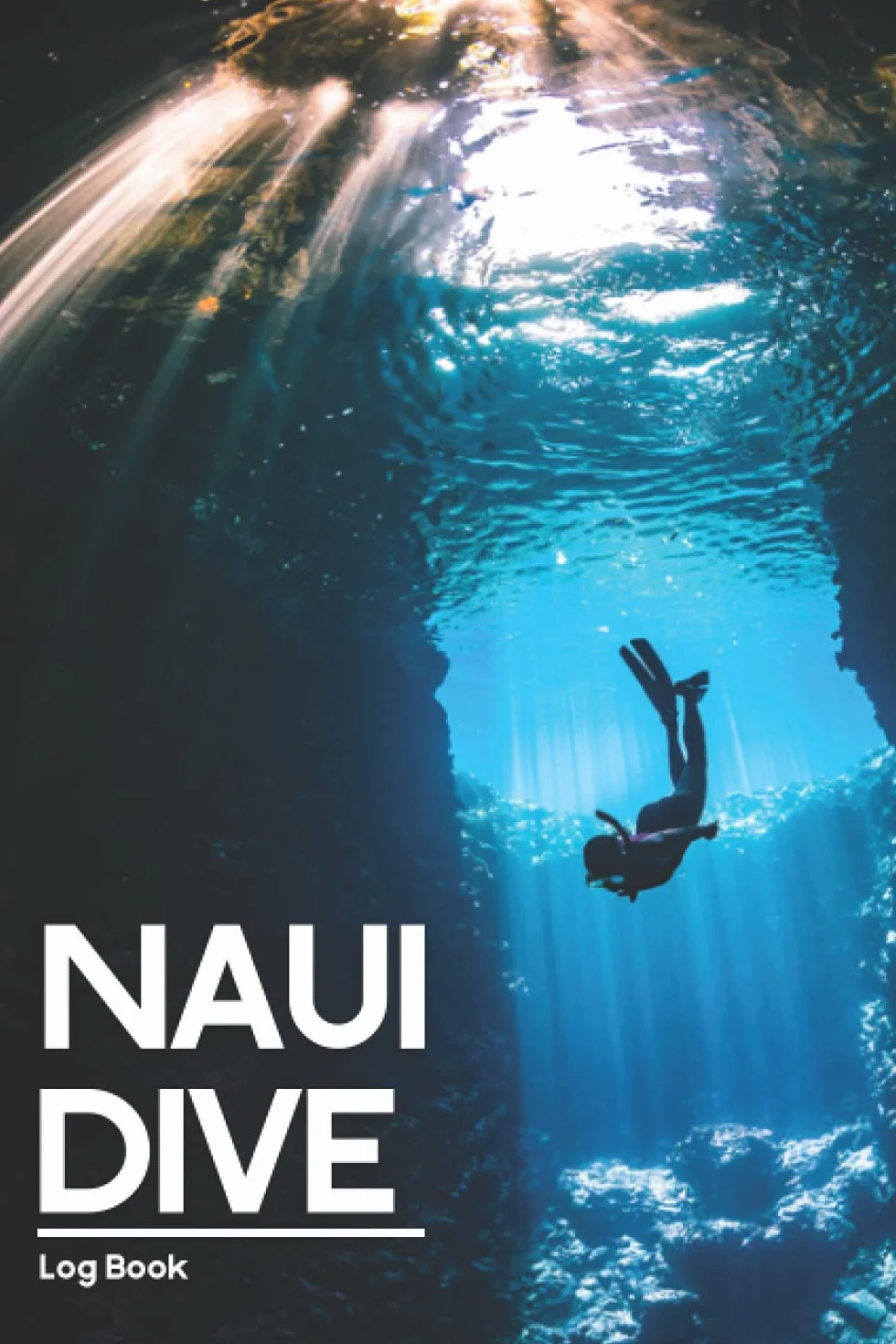 Naui Dive Log Book: Pro Logbook with World Map for Scuba Divers of All Levels | 6 x 9 inches 120 Pages