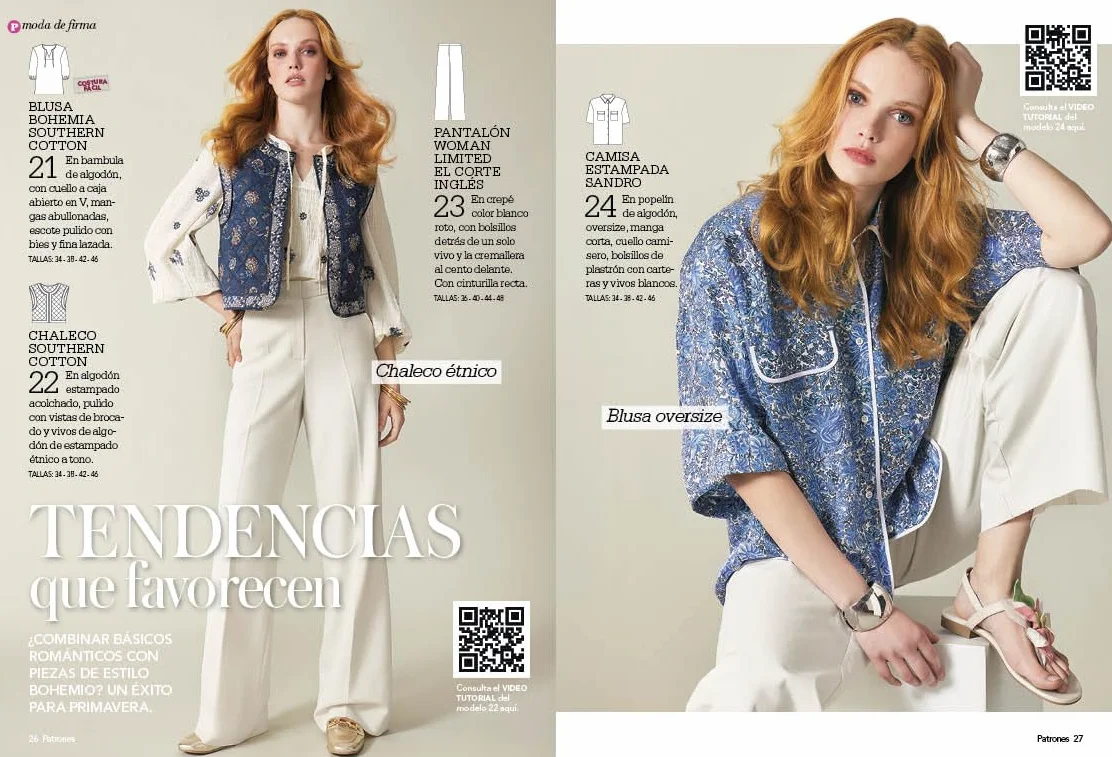 Revista Patrones #466 | Tendencias que favorecen: Chaquetas y gabardinas ligeras