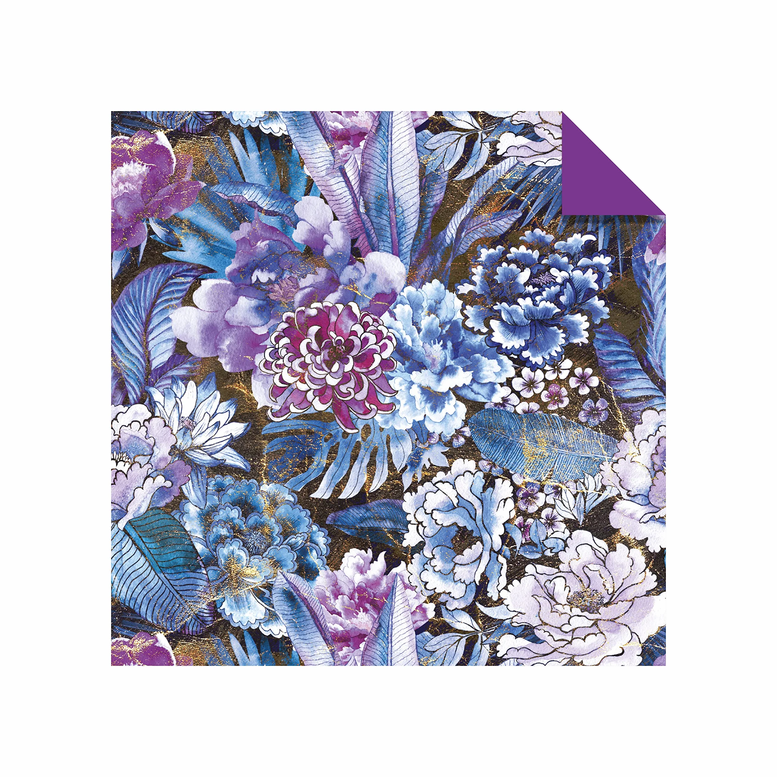 Origami Paper 500 sheets Bright Flowers 6" (15 cm): Double-Sided Origami Sheets with 12 Punchy Floral Designs (Instructions for 5 Projects Included)