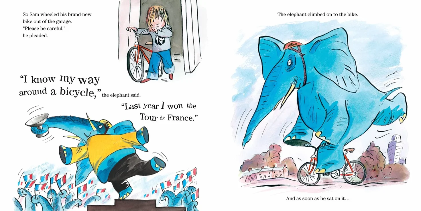 The Slightly Annoying Elephant: A book by David Walliams